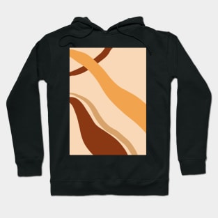 Abstract Earth Tones 3.7 Hoodie